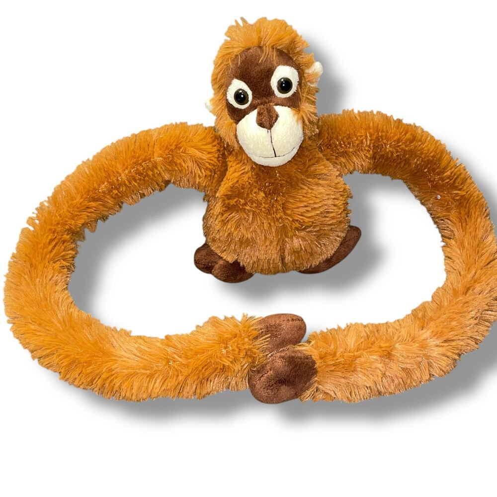 FAO Schwarz Hanging Monkey Orangutan Plush Toys R Us 18" Nursery Shower Gift - Picture 13 of 13